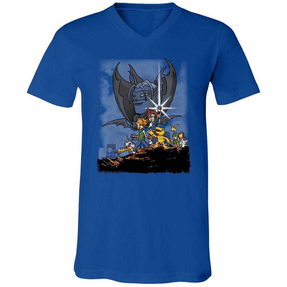 Unisex V-Neck T-Shirt - TCMMZNG4 - True Royal - 4