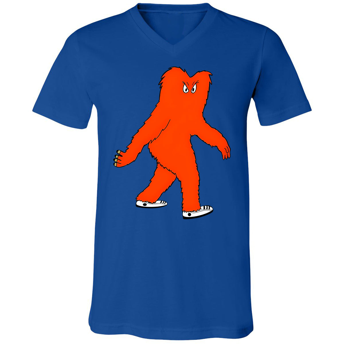 Unisex V-Neck T-Shirt - WXH8PKG7 - True Royal - 4