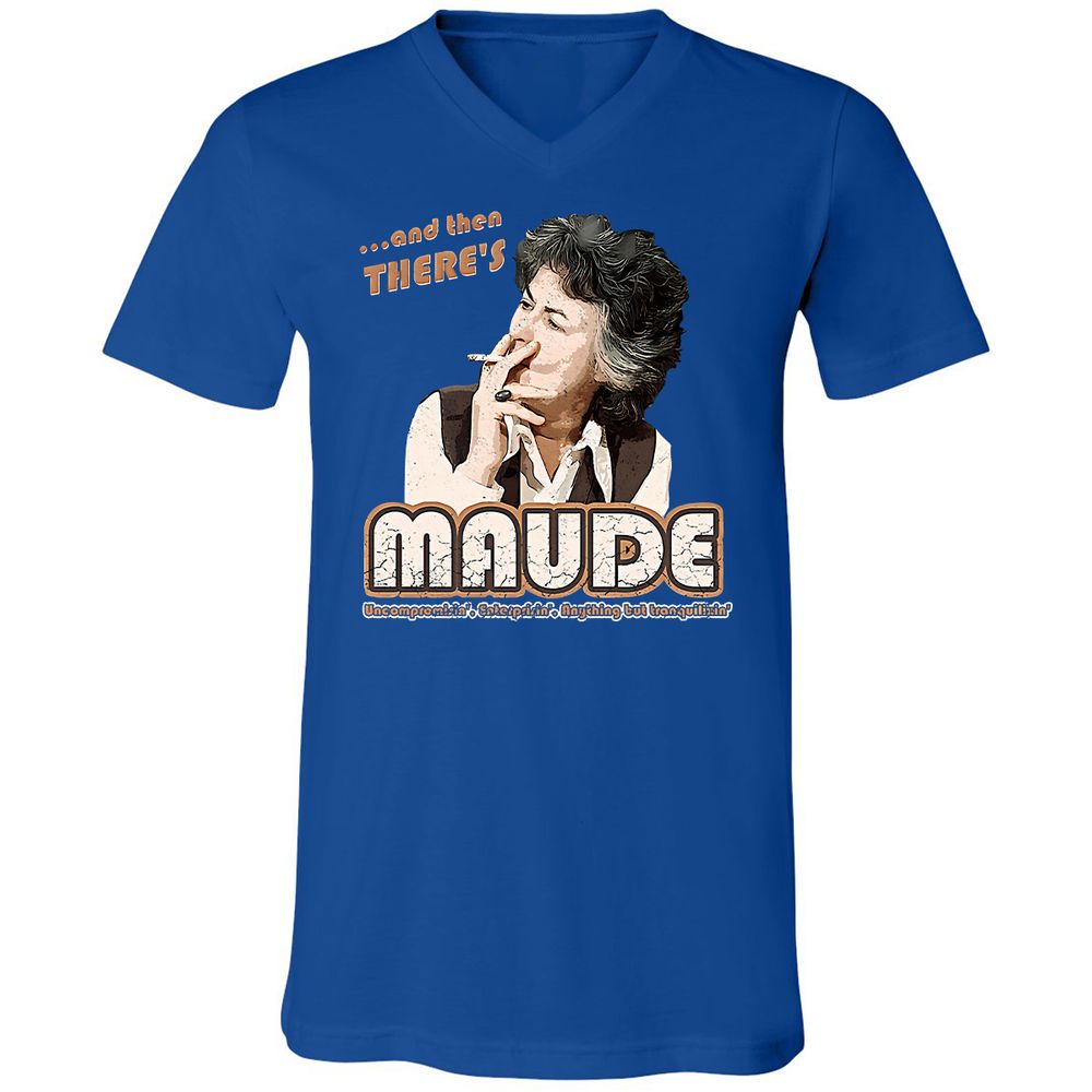 Unisex V-Neck T-Shirt - JS6TXHN1 - True Royal - 4