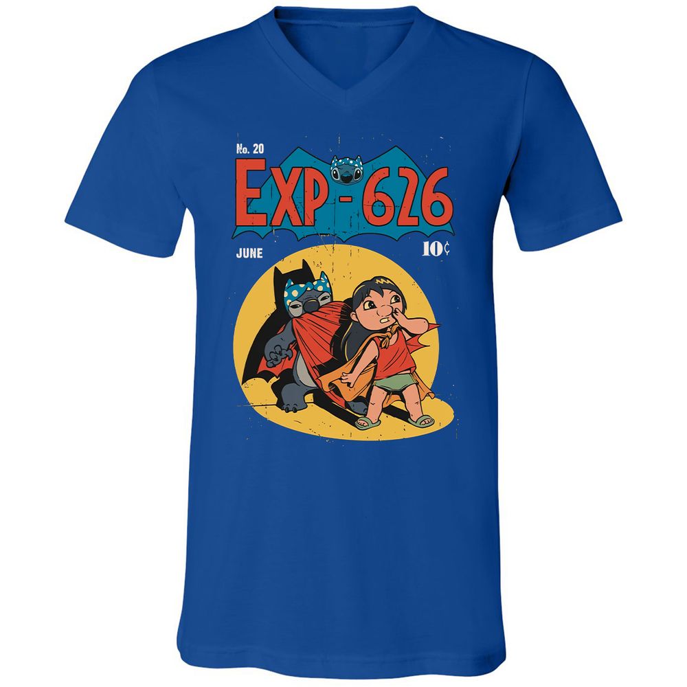 Unisex V-Neck T-Shirt - 37SG9NX4 - True Royal - 4