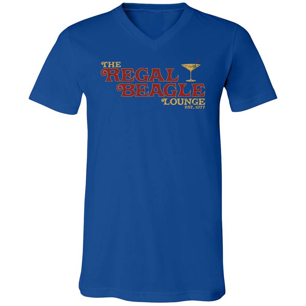 Unisex V-Neck T-Shirt - 9624Z5Z1 - True Royal - 4