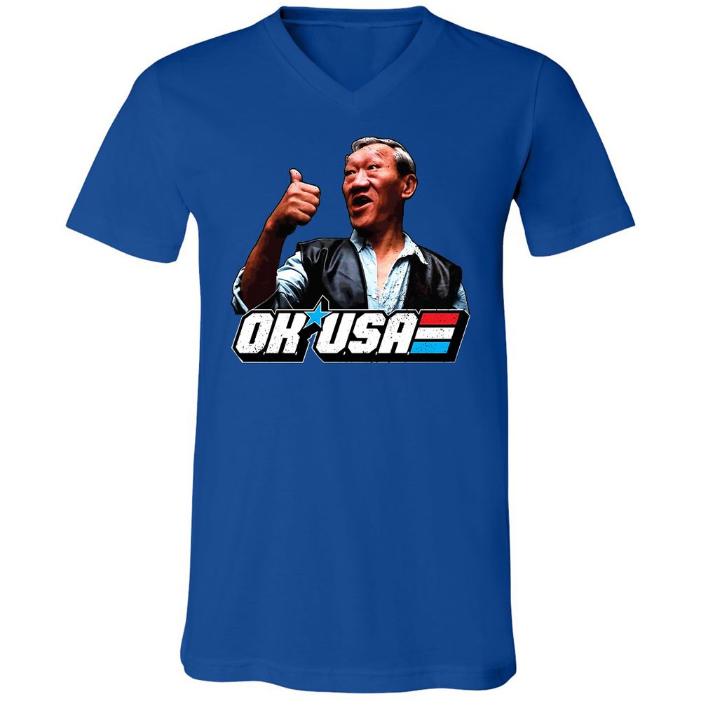 Unisex V-Neck T-Shirt - T631UCHG - True Royal - 4