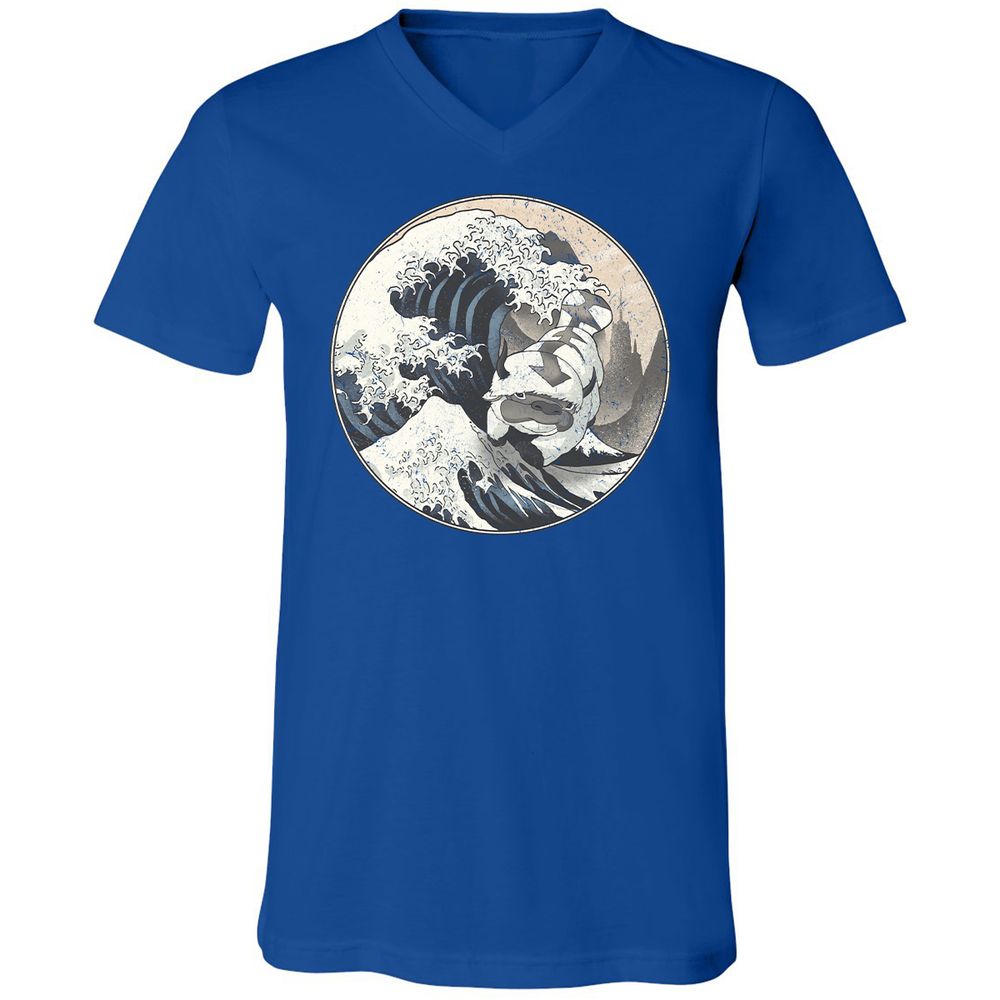 Unisex V-Neck T-Shirt - 12XQEJCS - True Royal - 4