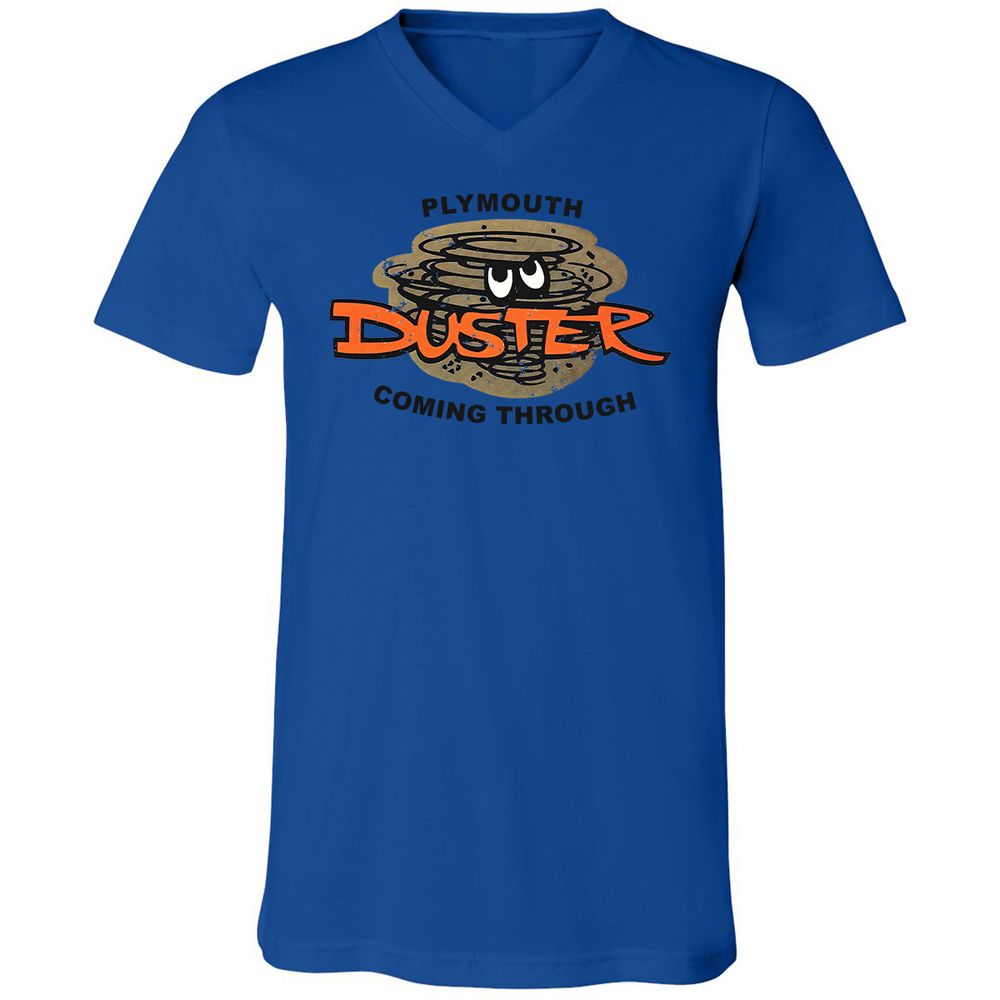 Unisex V-Neck T-Shirt - C3EGB4N4 - True Royal - 4