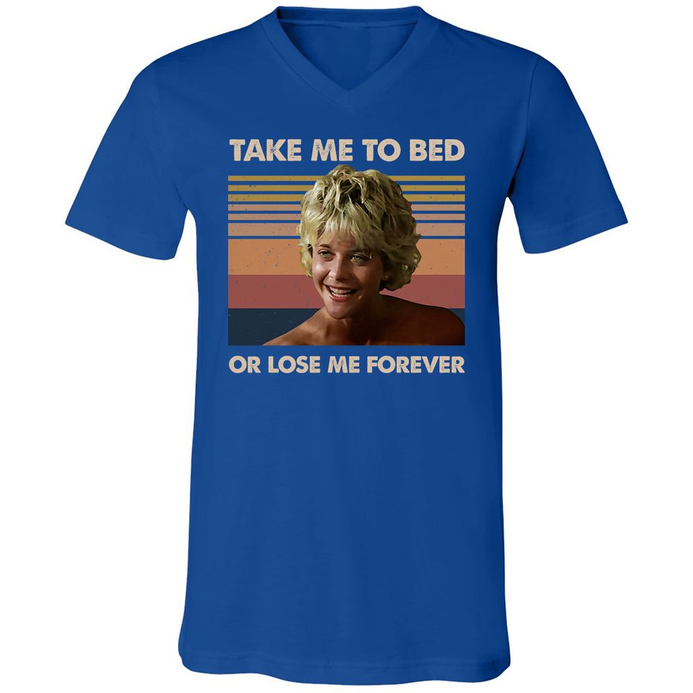 Unisex V-Neck T-Shirt - 5UJFFLUB - True Royal - 4
