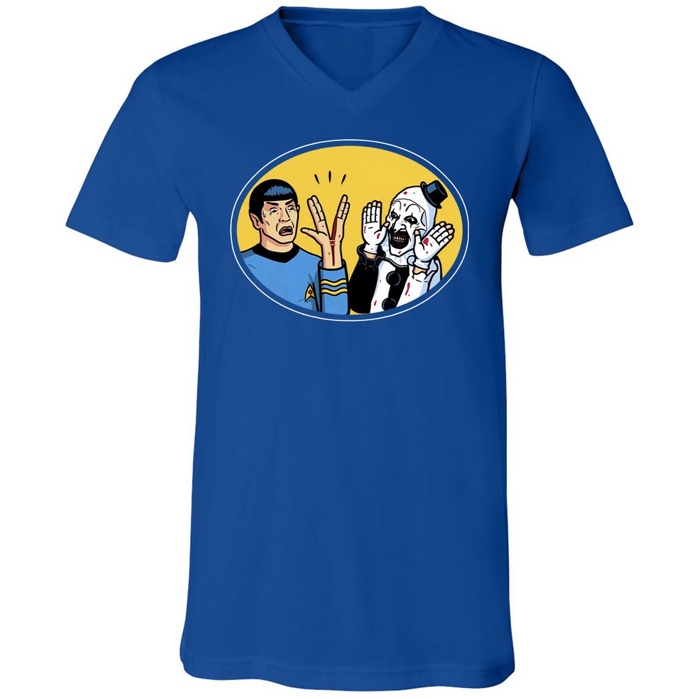 Unisex V-Neck T-Shirt - MRHD17H4 - True Royal - 4