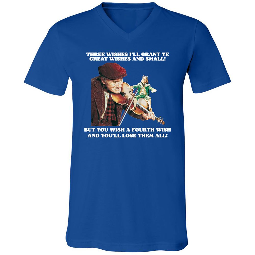 Unisex V-Neck T-Shirt - 34Q23P5K - True Royal - 4