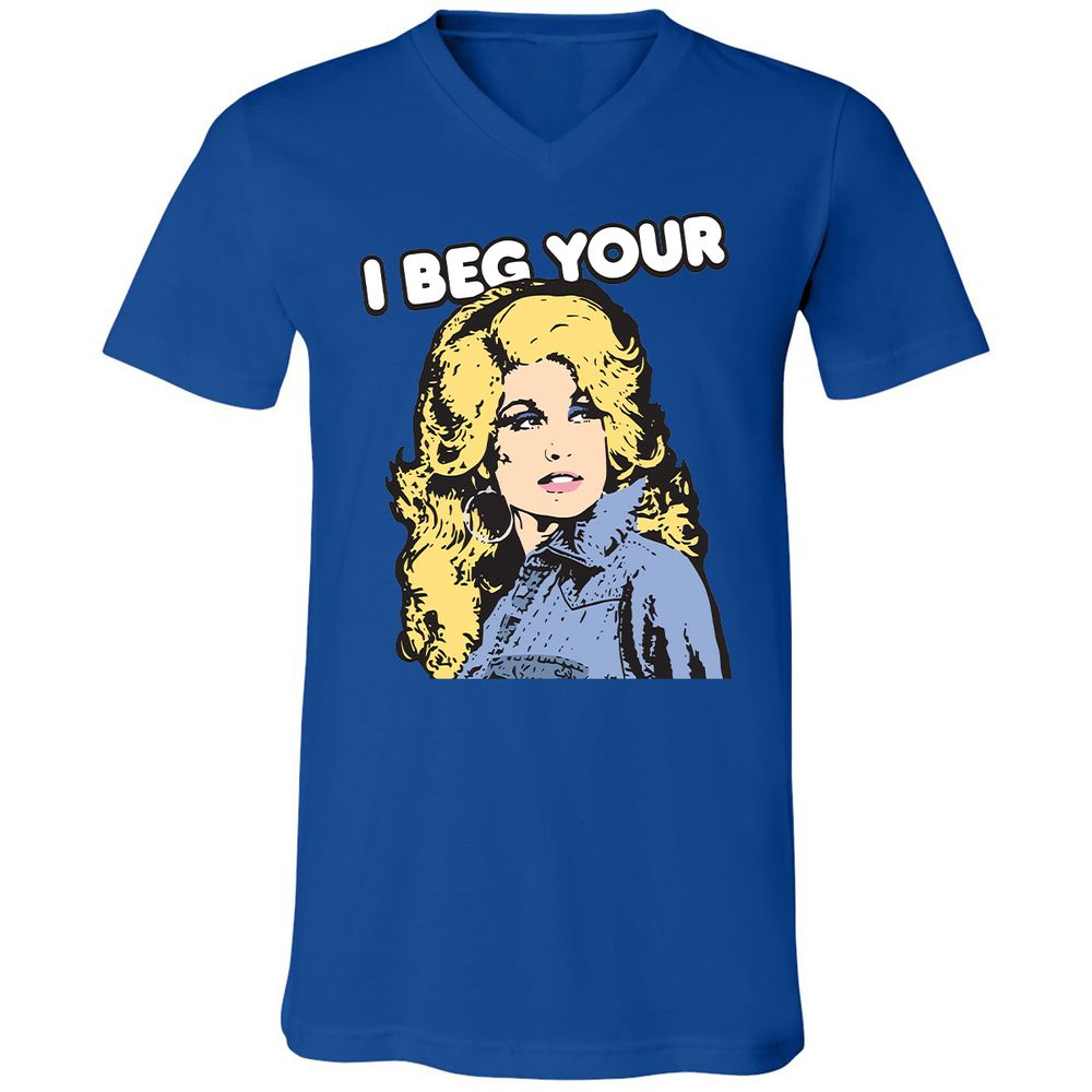 Unisex V-Neck T-Shirt - 4PENAXWA - True Royal - 4