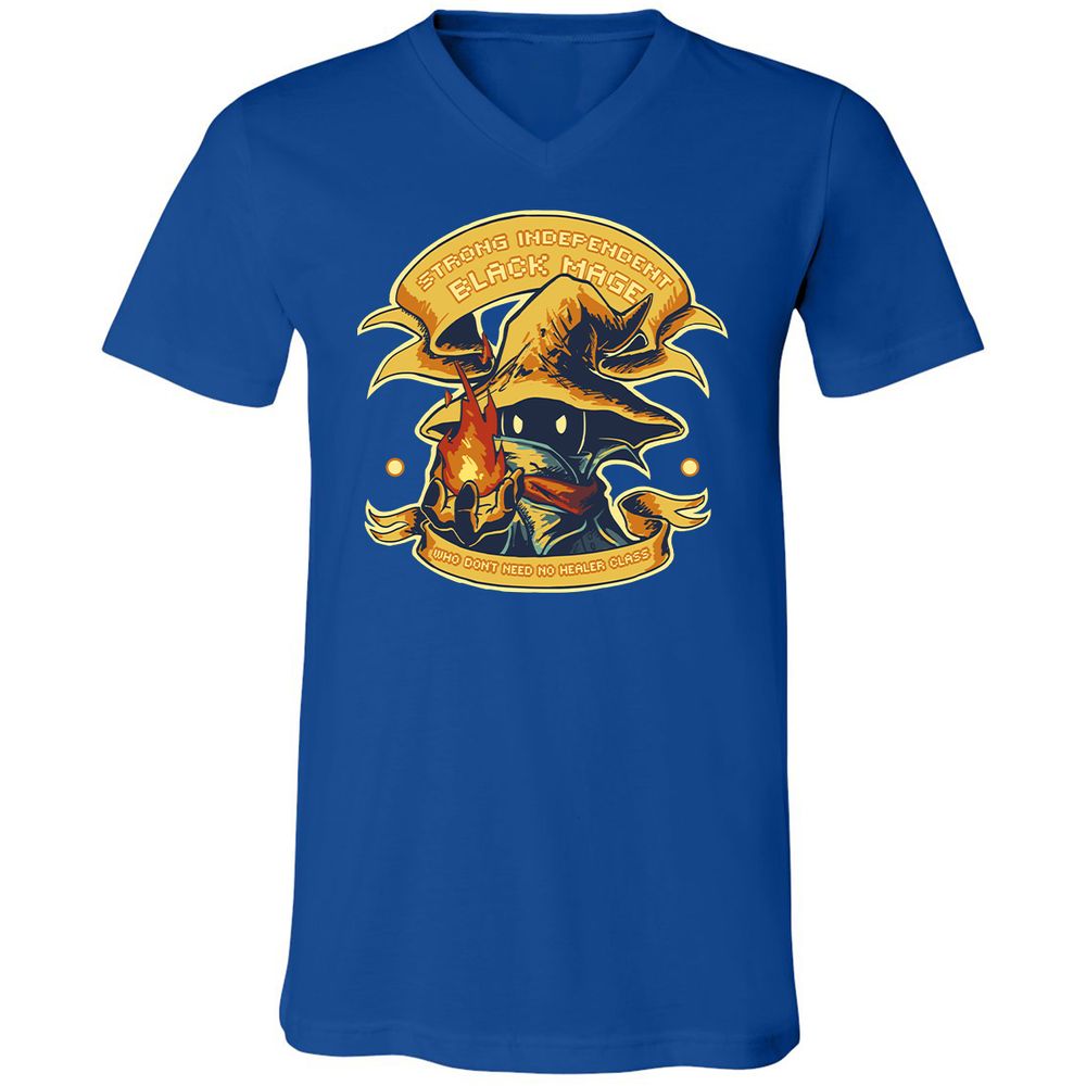 Unisex V-Neck T-Shirt - TA4CN76V - True Royal - 4