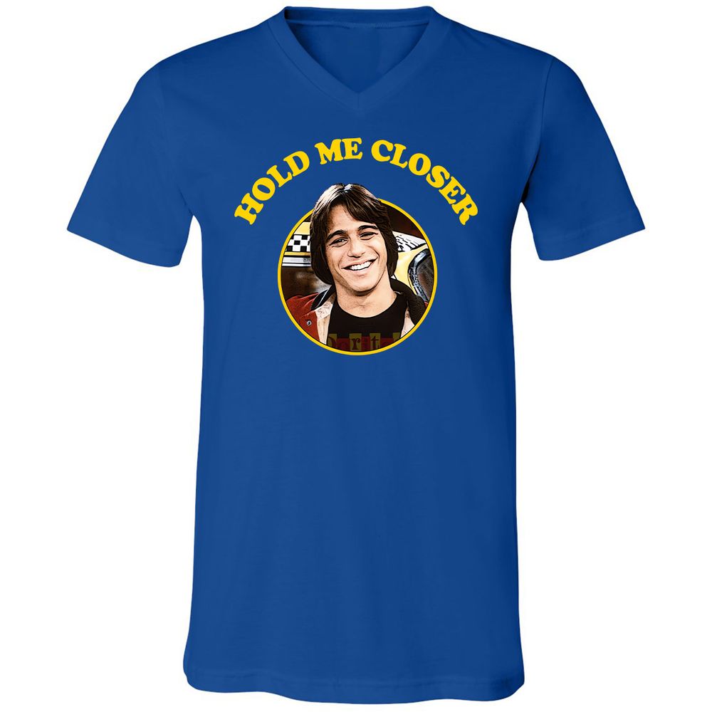 Unisex V-Neck T-Shirt - 4JC3JY5W - True Royal - 4