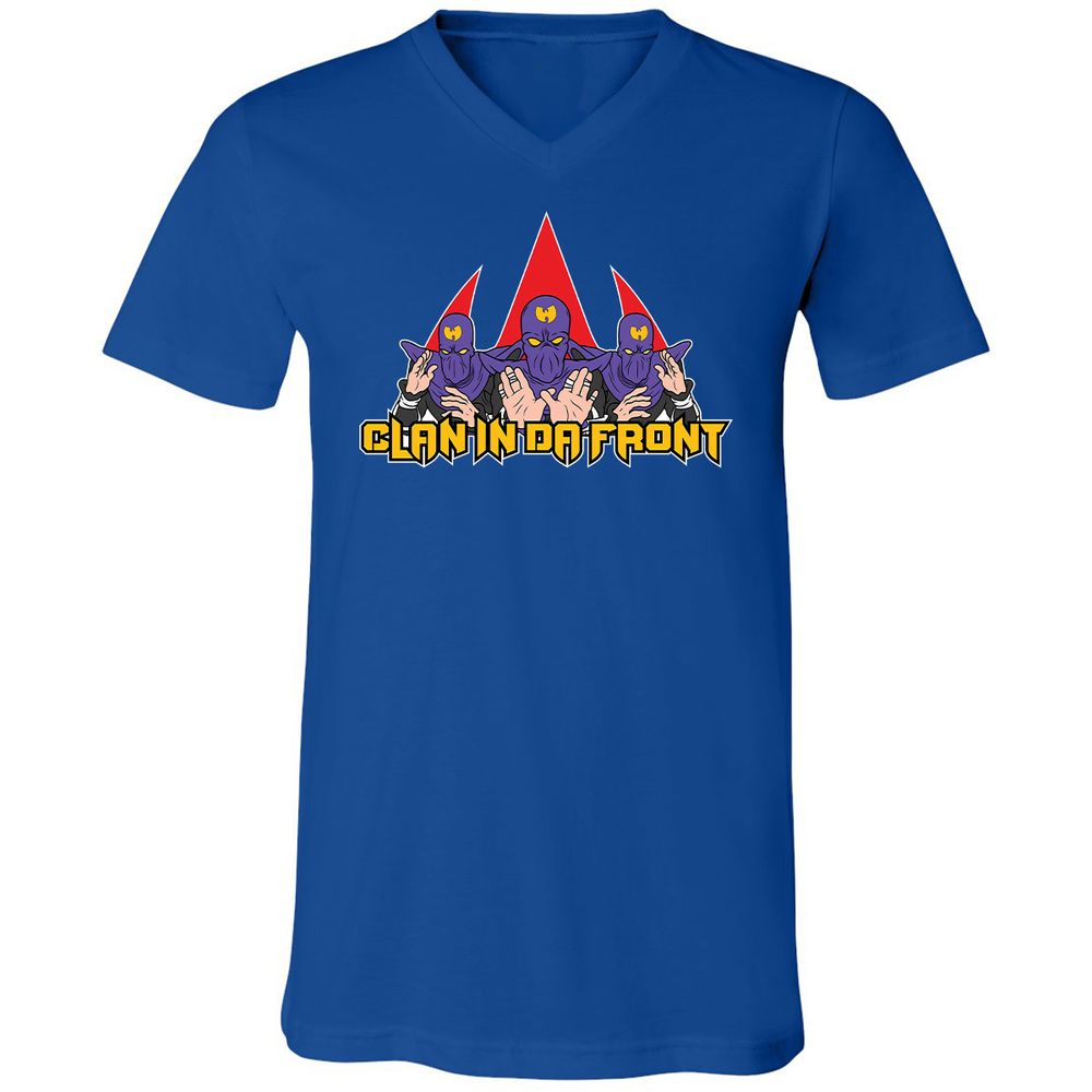 Unisex V-Neck T-Shirt - CRAVB8AX - True Royal - 4