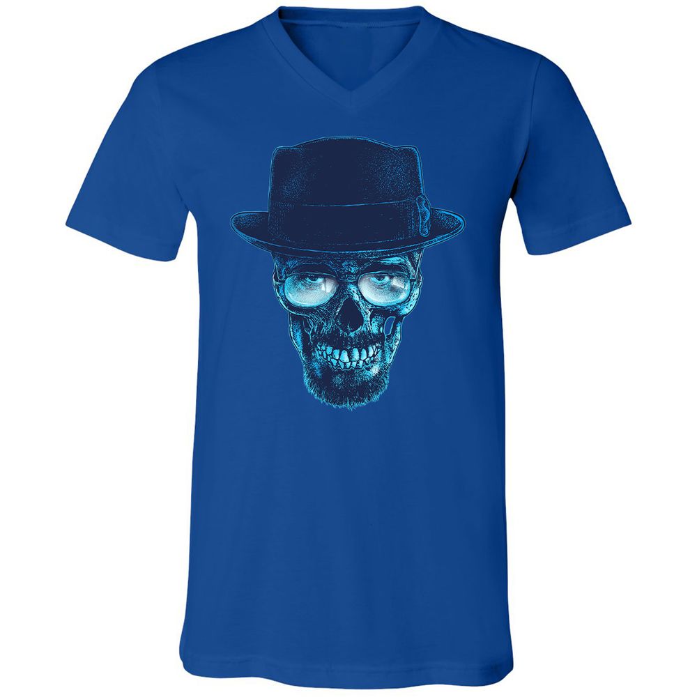 Unisex V-Neck T-Shirt - CBBU8THV - True Royal - 4
