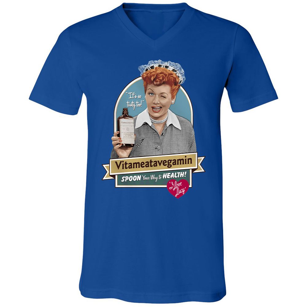 Unisex V-Neck T-Shirt - 2GAG99S8 - True Royal - 4