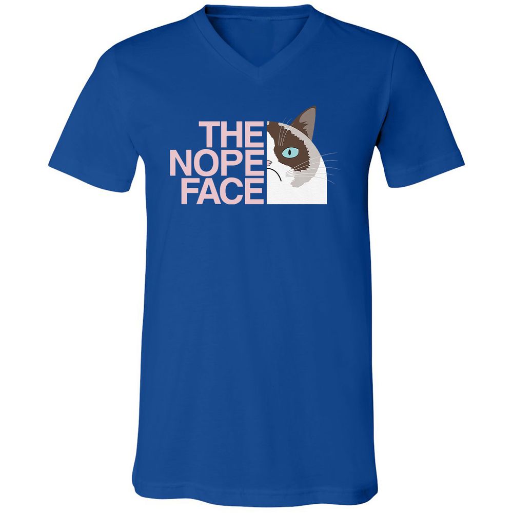 Unisex V-Neck T-Shirt - 6GLSHY9C - True Royal - 4
