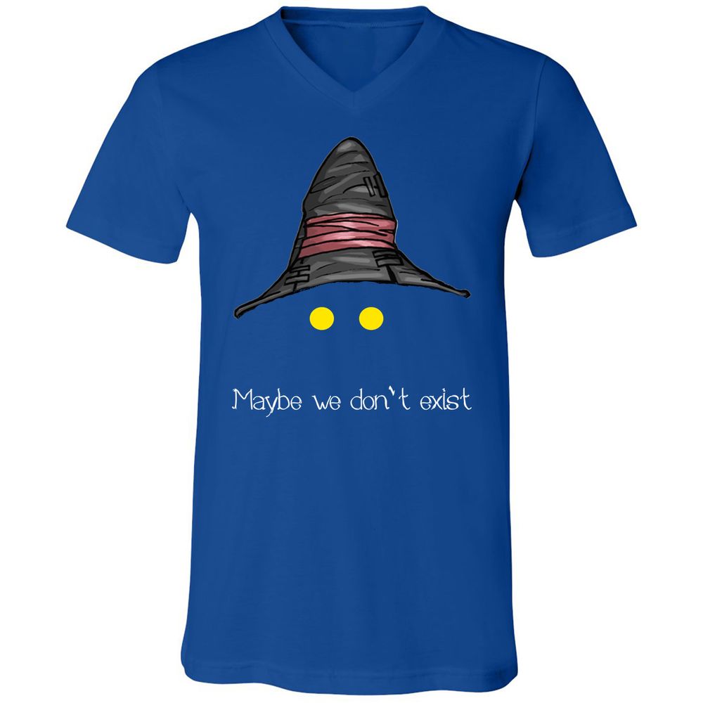 Unisex V-Neck T-Shirt - ECJU2VM9 - True Royal - 4