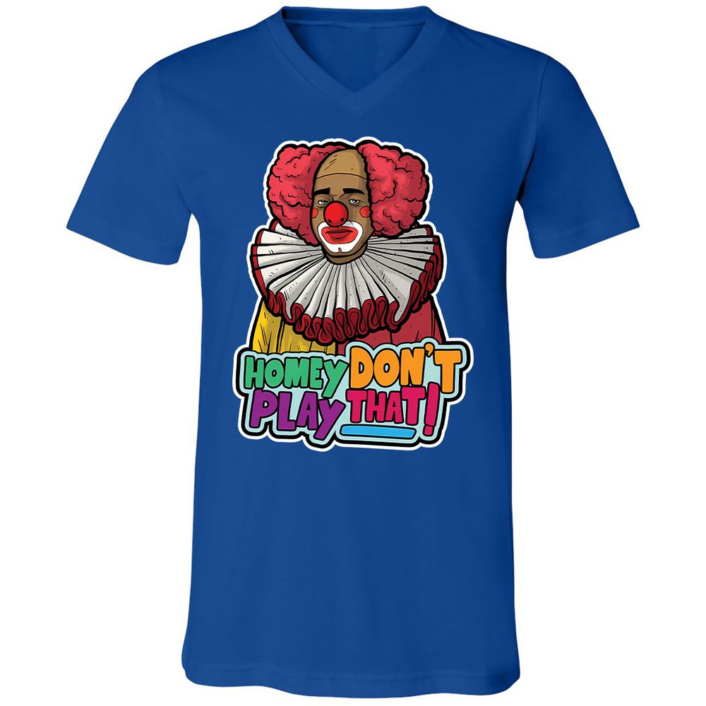 Unisex V-Neck T-Shirt - VPRTVMH9 - True Royal - 4