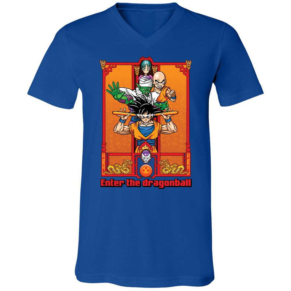 Unisex V-Neck T-Shirt - KVFW931P - True Royal - 4