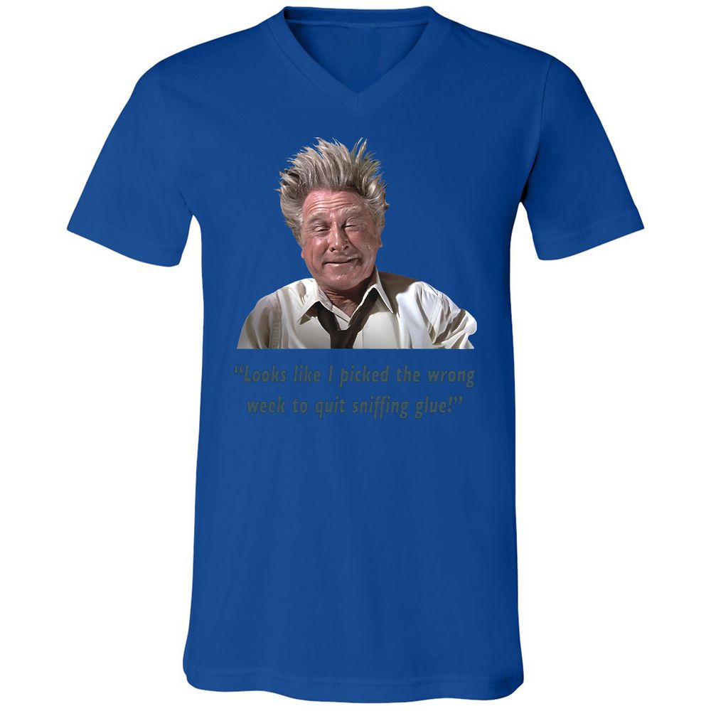 Unisex V-Neck T-Shirt - 9L5GCGLM - True Royal - 4