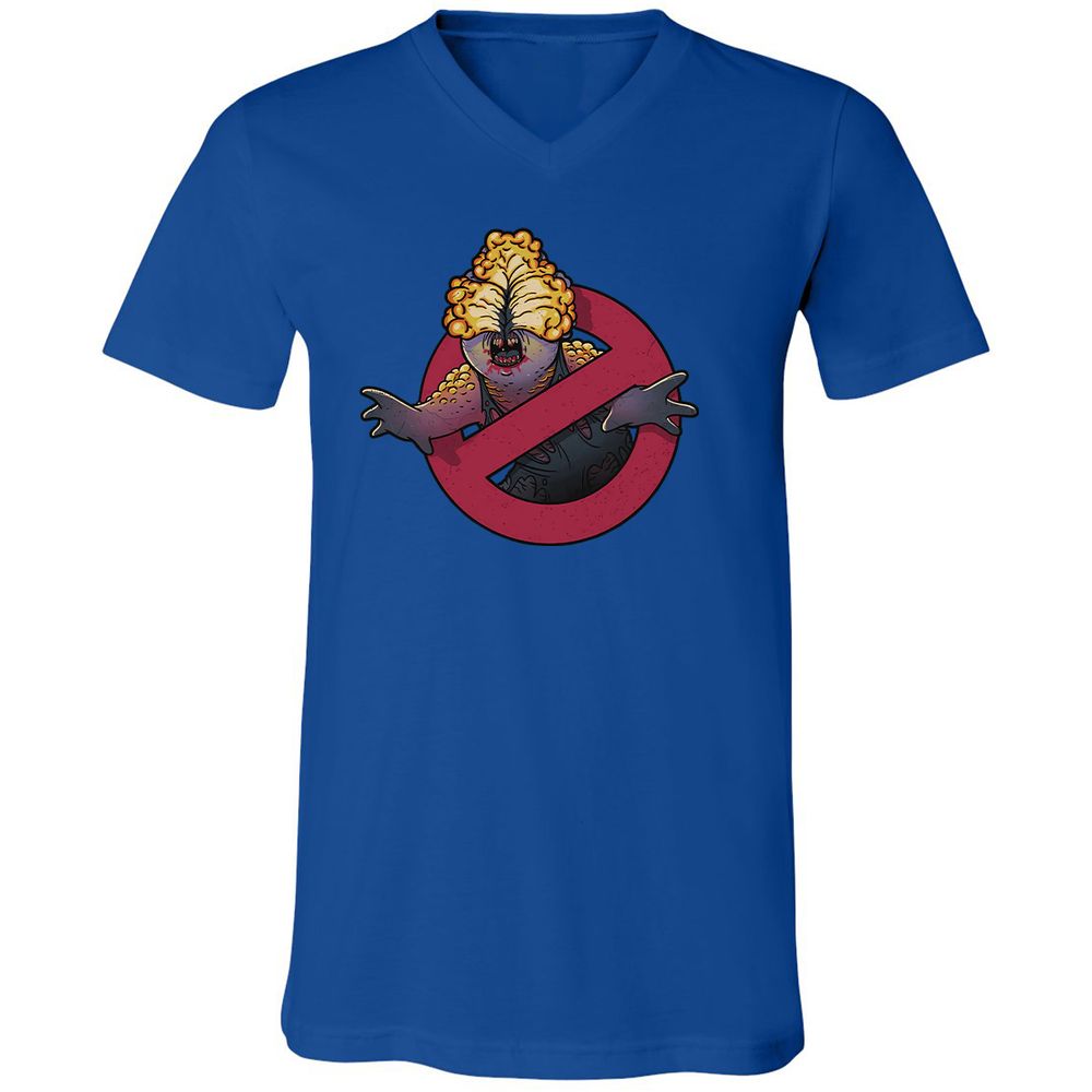 Unisex V-Neck T-Shirt - YRMTJ6NB - True Royal - 4