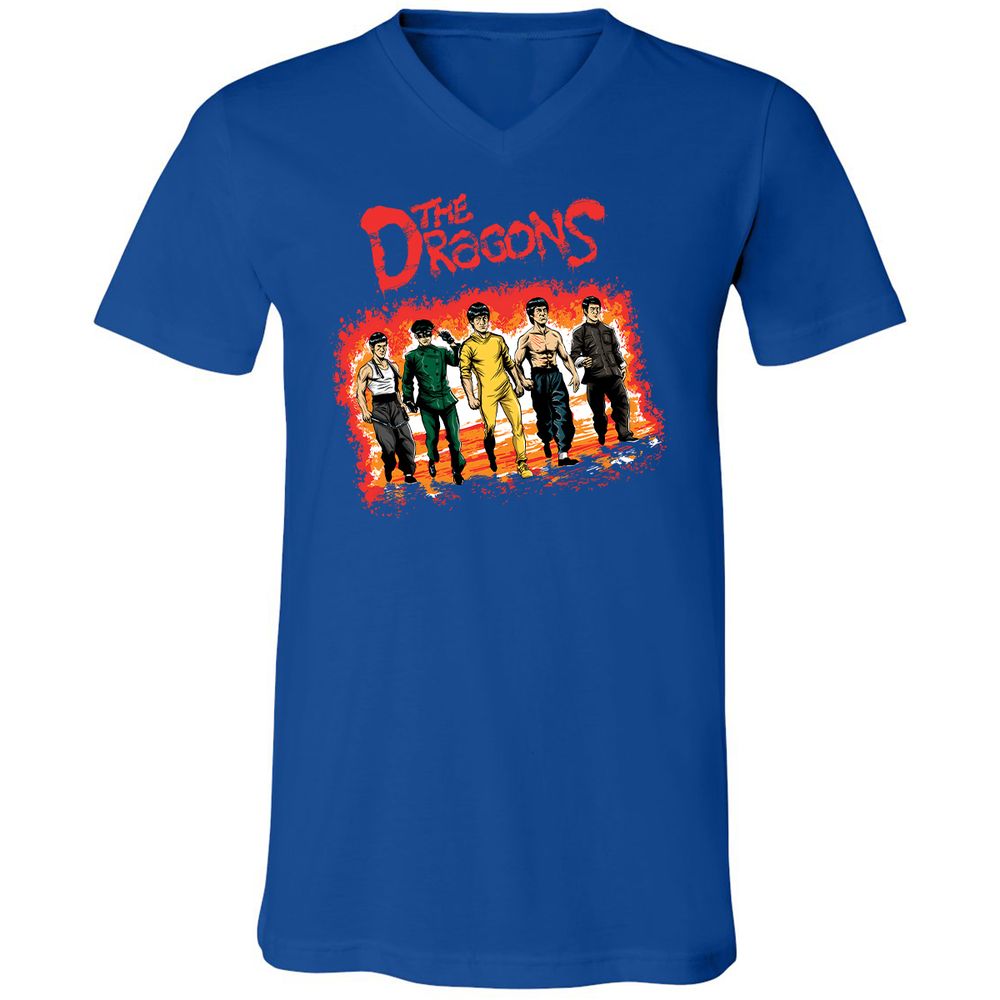 Unisex V-Neck T-Shirt - 2NK7CQP1 - True Royal - 4