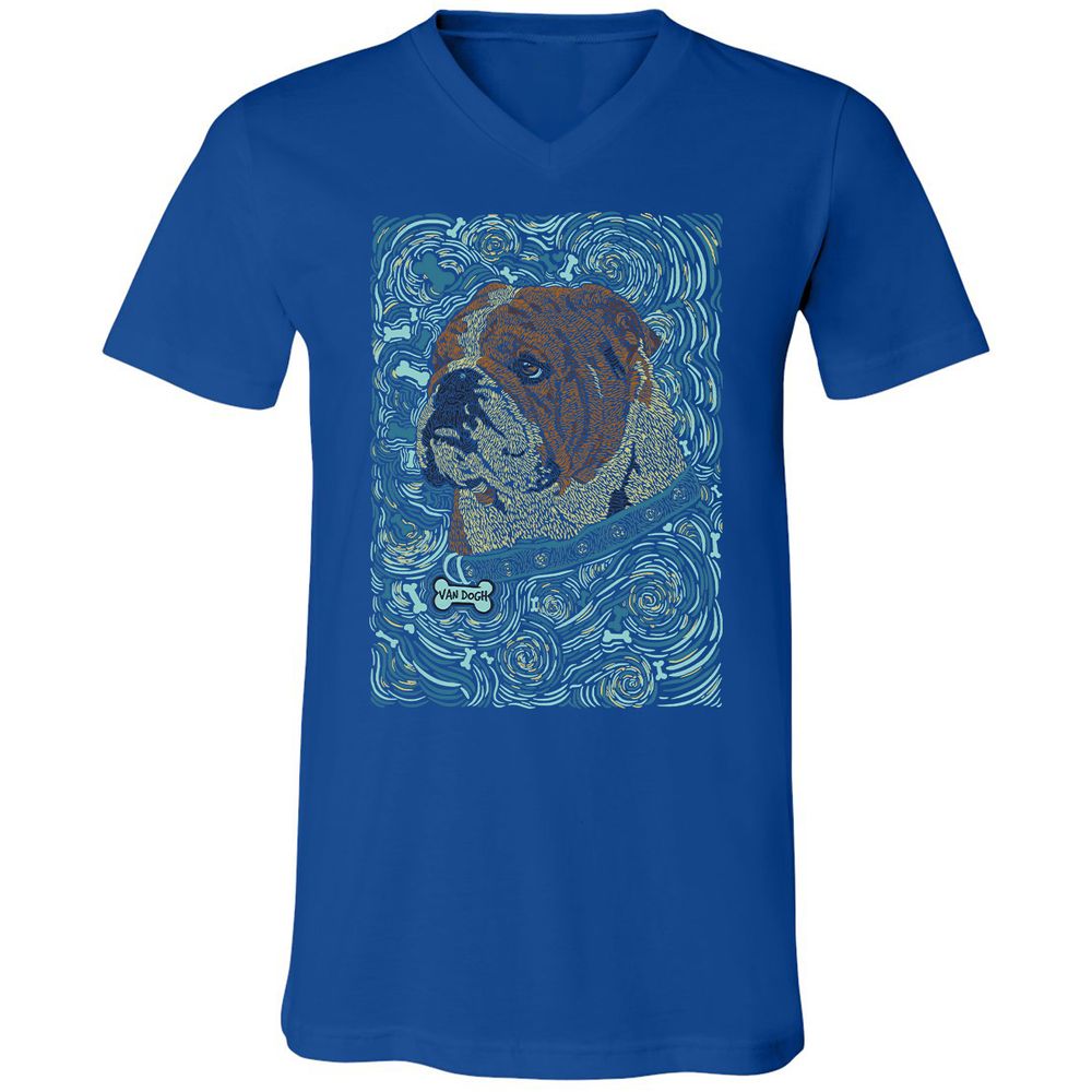 Unisex V-Neck T-Shirt - 3J139PBC - True Royal - 4