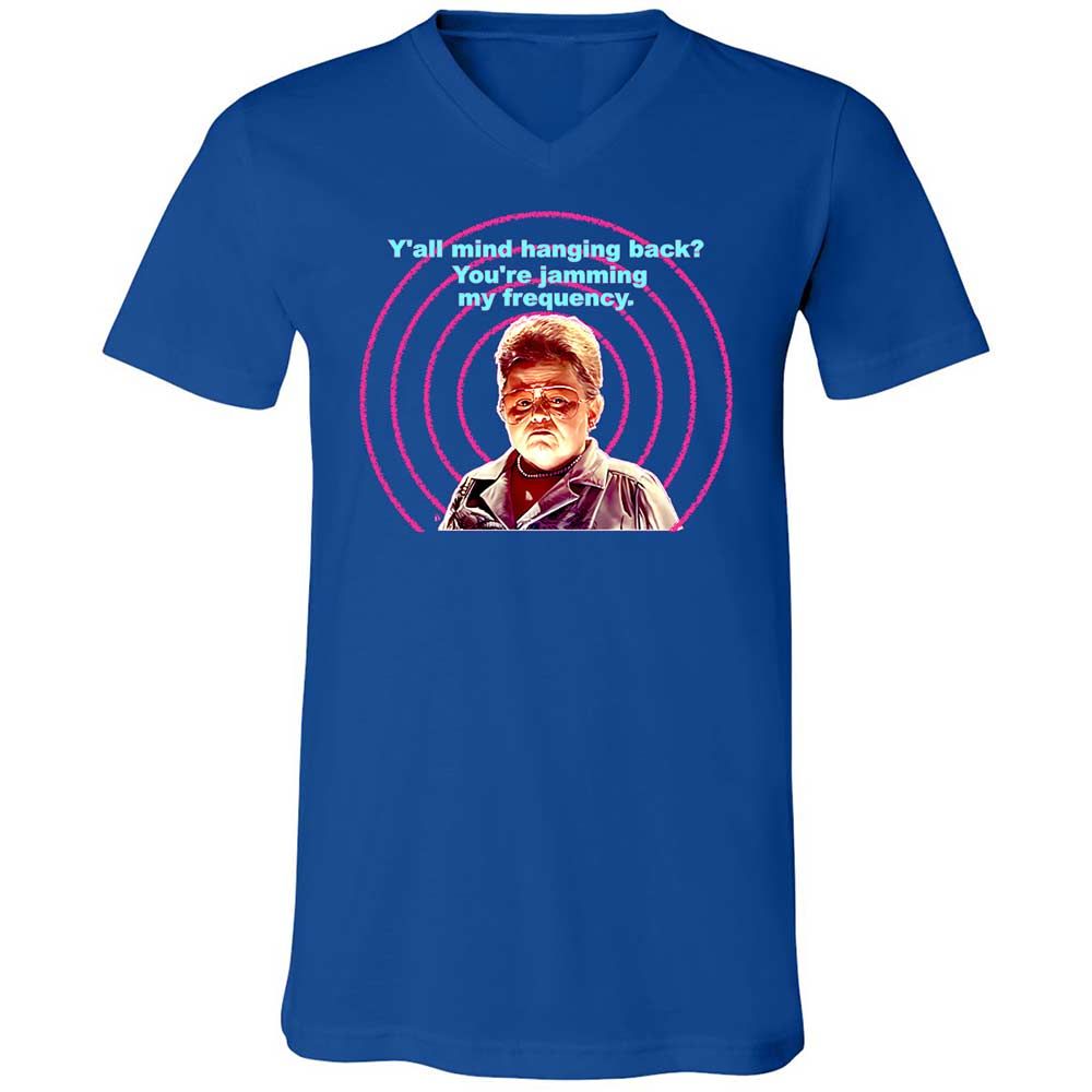 Unisex V-Neck T-Shirt - 1Q3HU76H - True Royal - 4