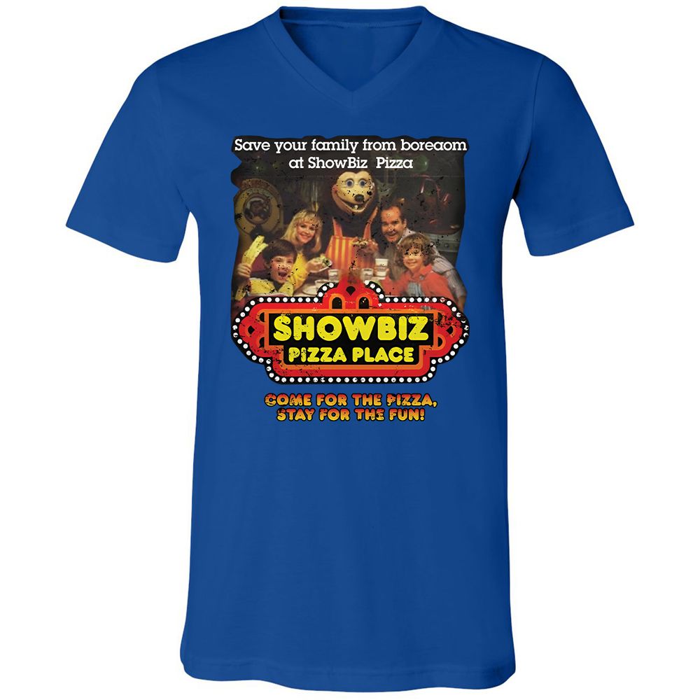 Unisex V-Neck T-Shirt - EZ9R1QP1 - True Royal - 4