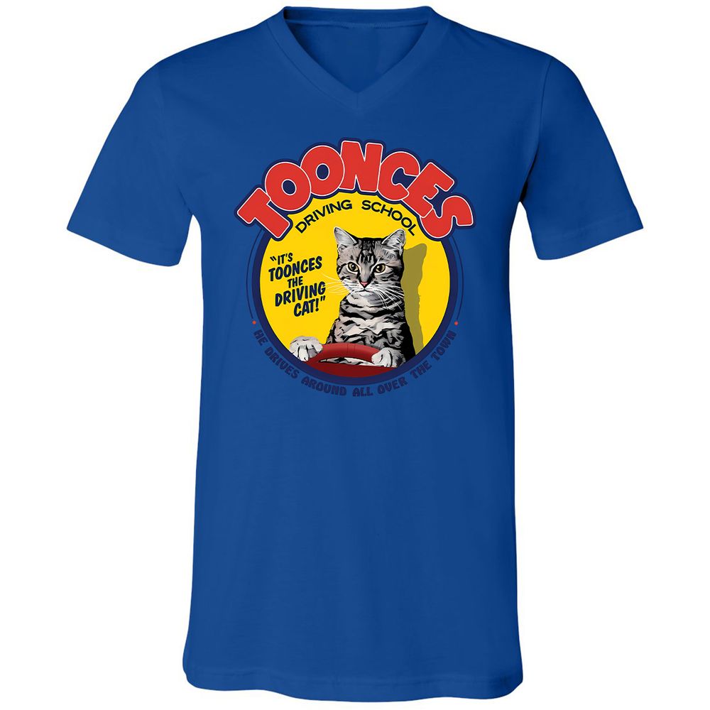 Unisex V-Neck T-Shirt - K1ULC959 - True Royal - 4