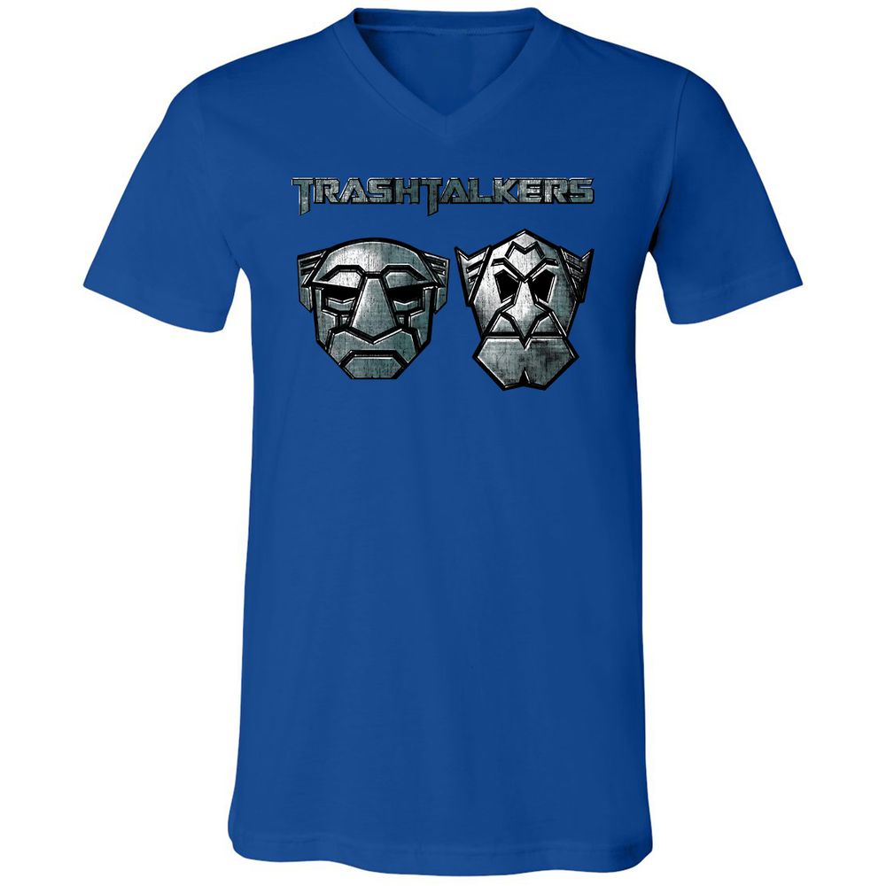Unisex V-Neck T-Shirt - ANSRUJ11 - True Royal - 4