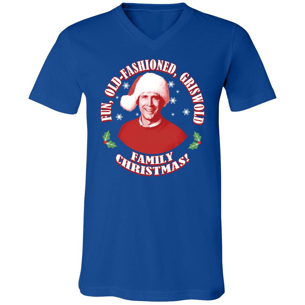 Unisex V-Neck T-Shirt - N6367TQD - True Royal - 4