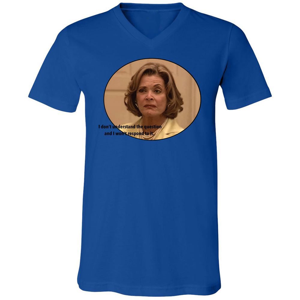 Unisex V-Neck T-Shirt - ZPYPUV49 - True Royal - 4