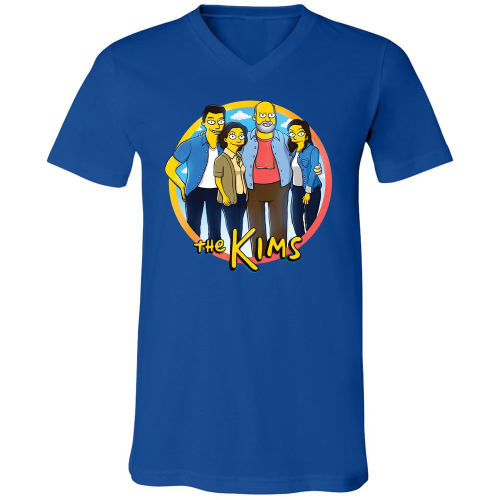 Unisex V-Neck T-Shirt - LK1MAGU7 - True Royal - 4