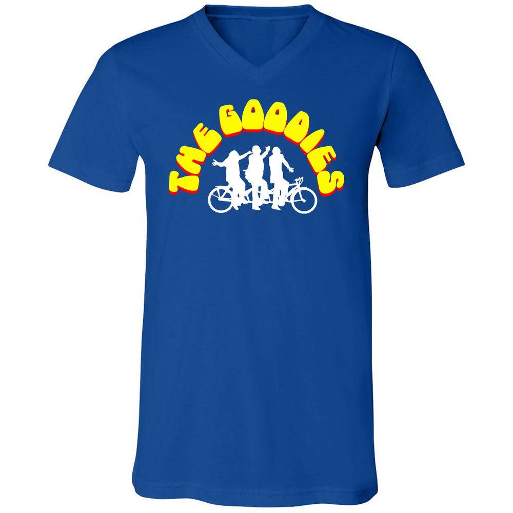Unisex V-Neck T-Shirt - EME7BNMU - True Royal - 4