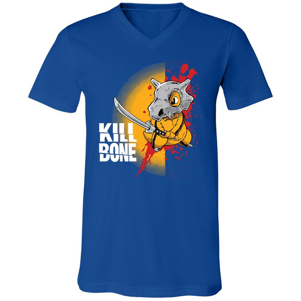 Unisex V-Neck T-Shirt - E8T362YL - True Royal - 4