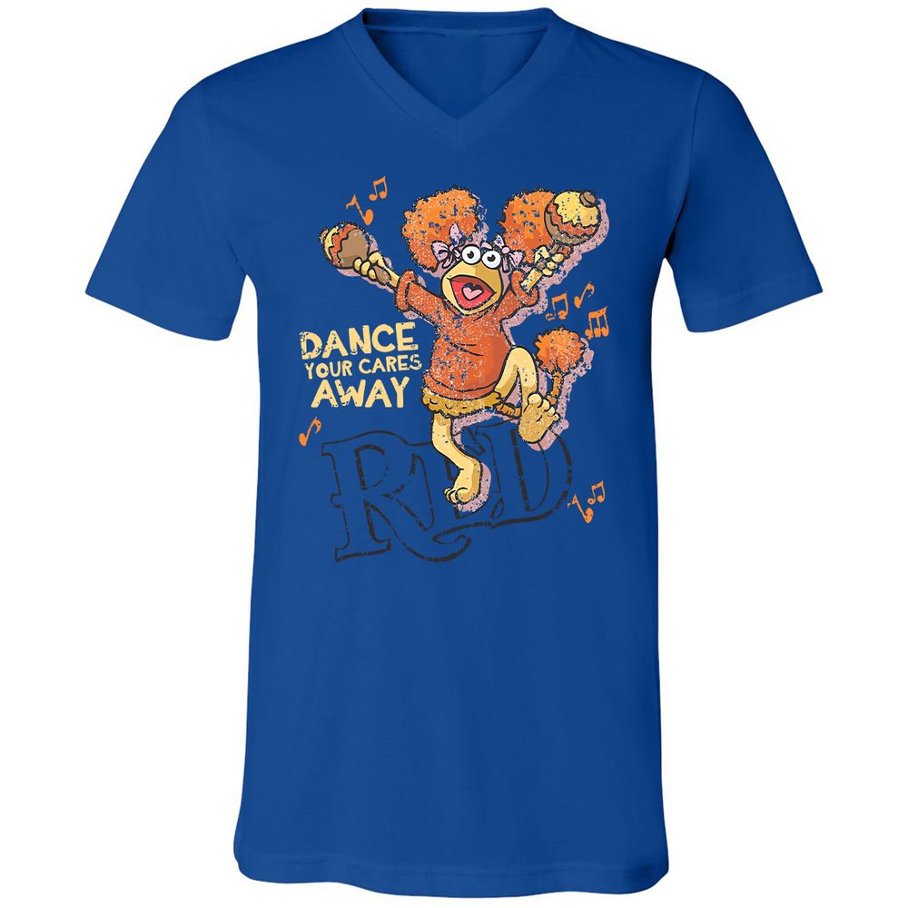 Unisex V-Neck T-Shirt - TD1P91WM - True Royal - 4