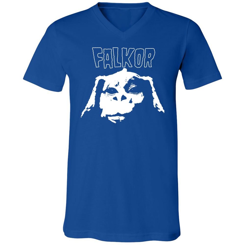 Unisex V-Neck T-Shirt - K616N8QG - True Royal - 4