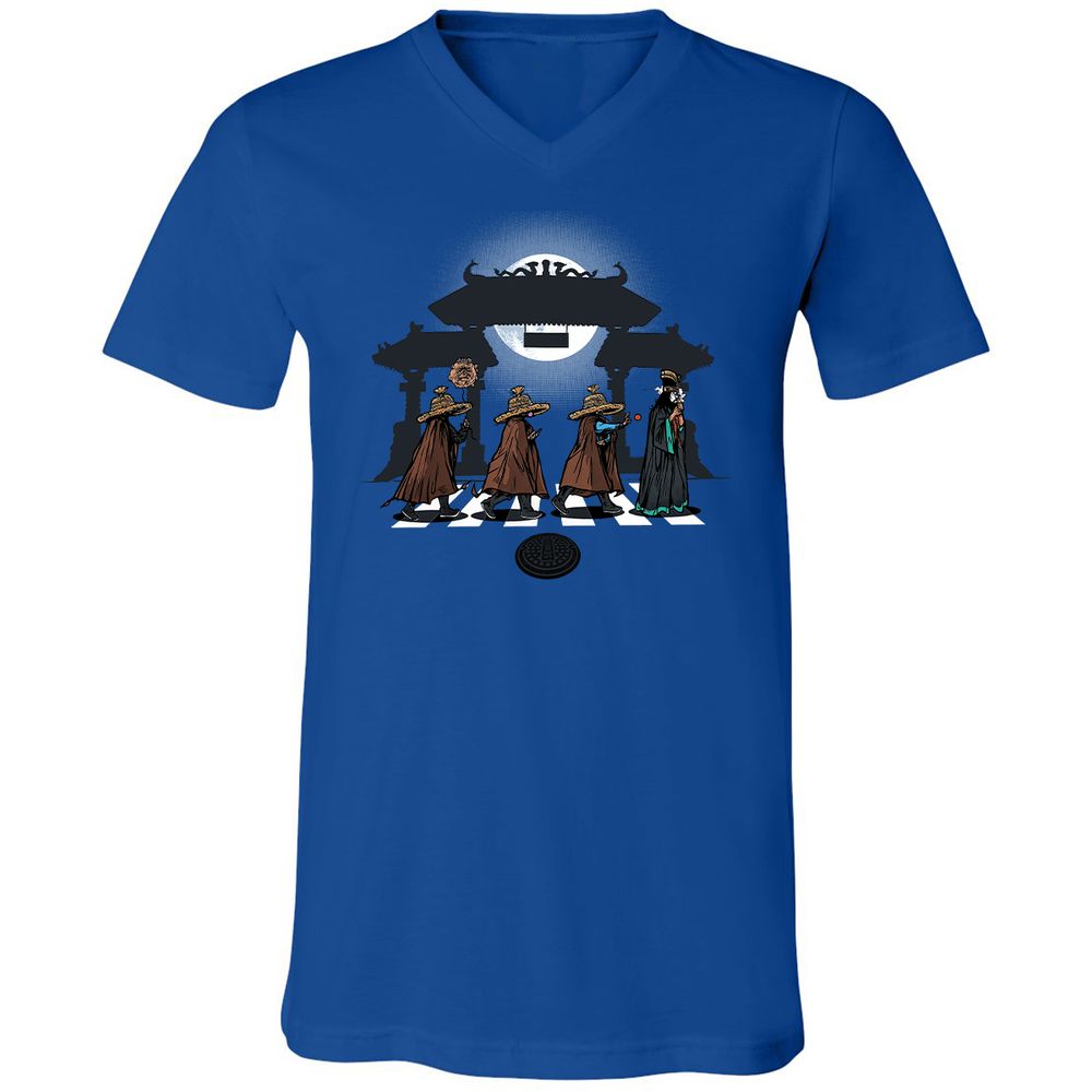 Unisex V-Neck T-Shirt - 912LZTRD - True Royal - 4