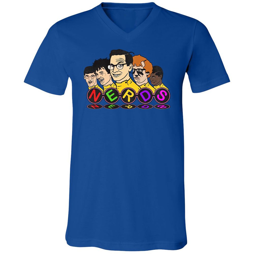 Unisex V-Neck T-Shirt - 72EFL3T2 - True Royal - 4
