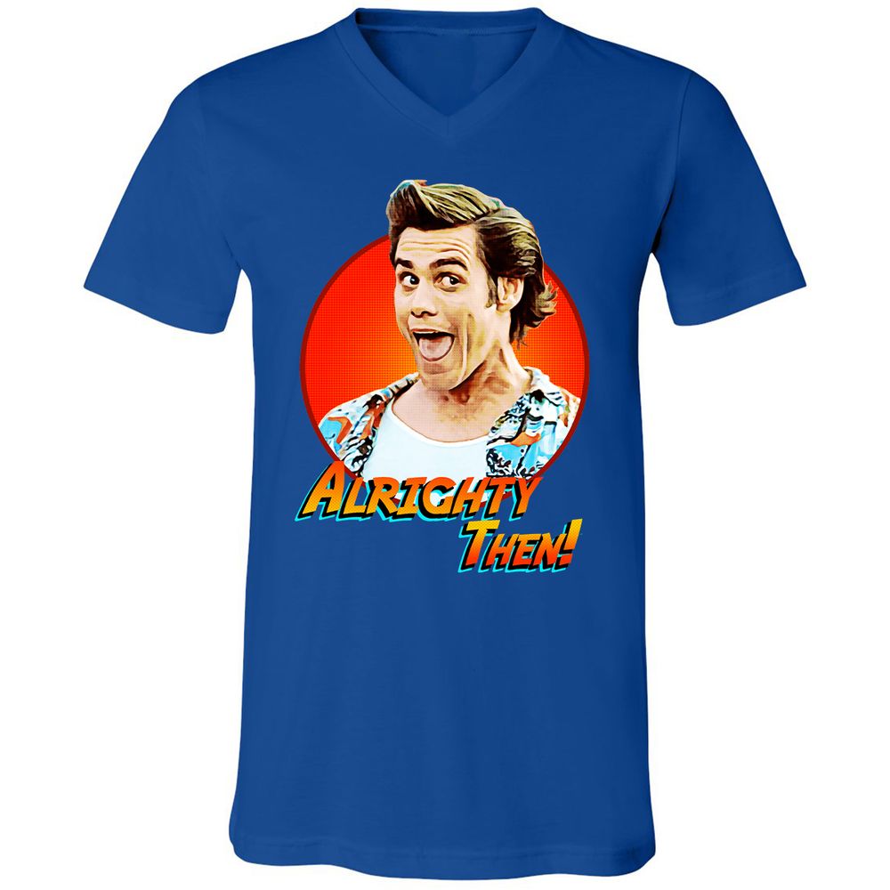 Unisex V-Neck T-Shirt - FW4C798Y - True Royal - 4