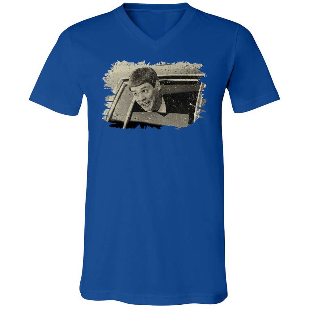 Unisex V-Neck T-Shirt - RSYFSQ8N - True Royal - 4