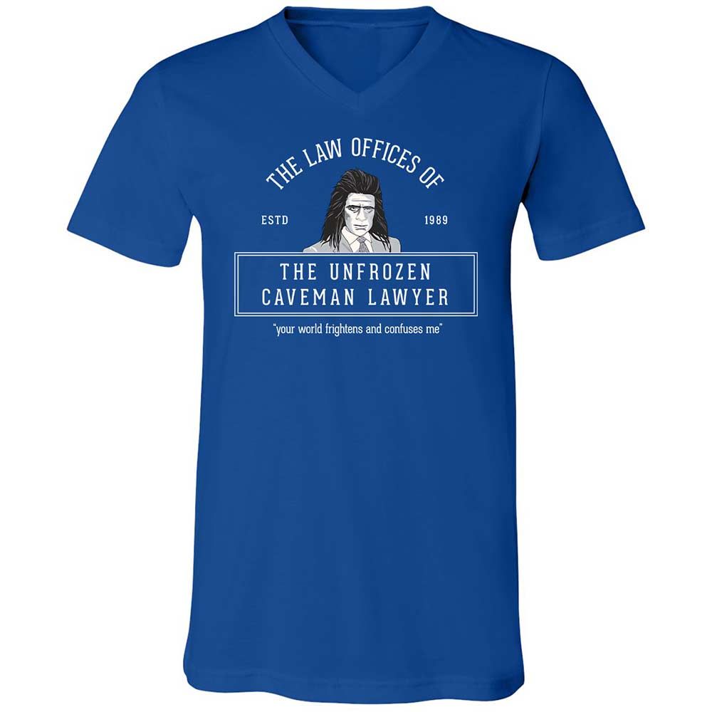 Unisex V-Neck T-Shirt - DPHS861J - True Royal - 4