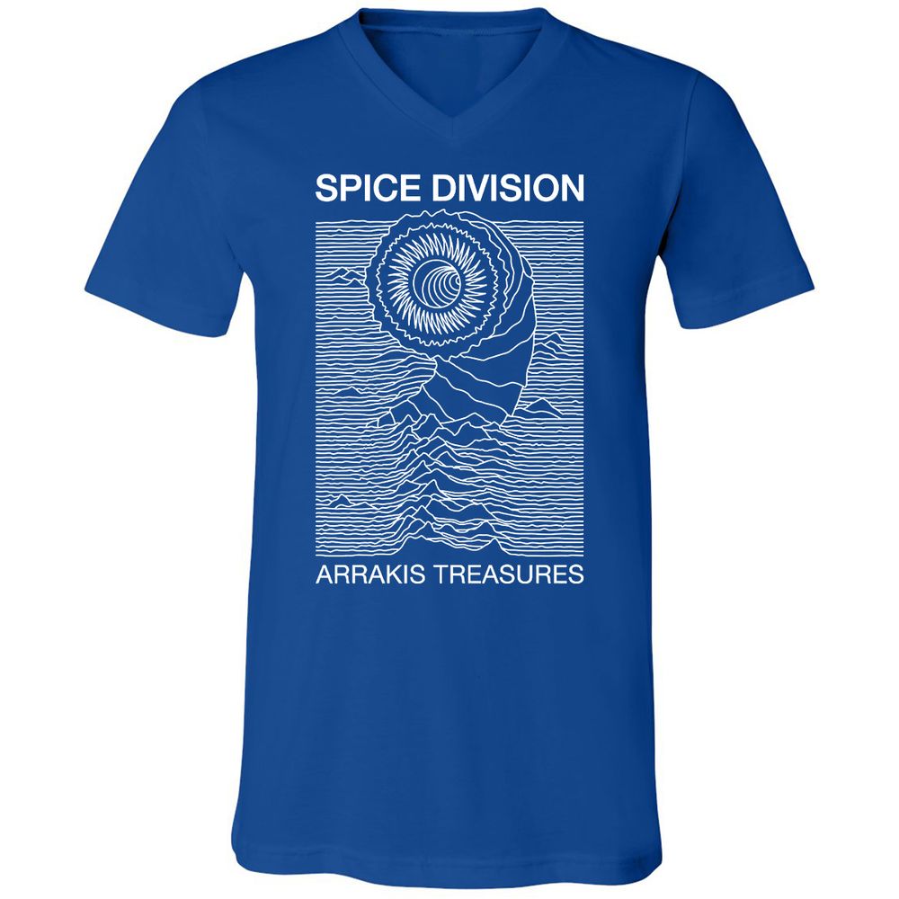 Unisex V-Neck T-Shirt - FXX3377Z - True Royal - 4