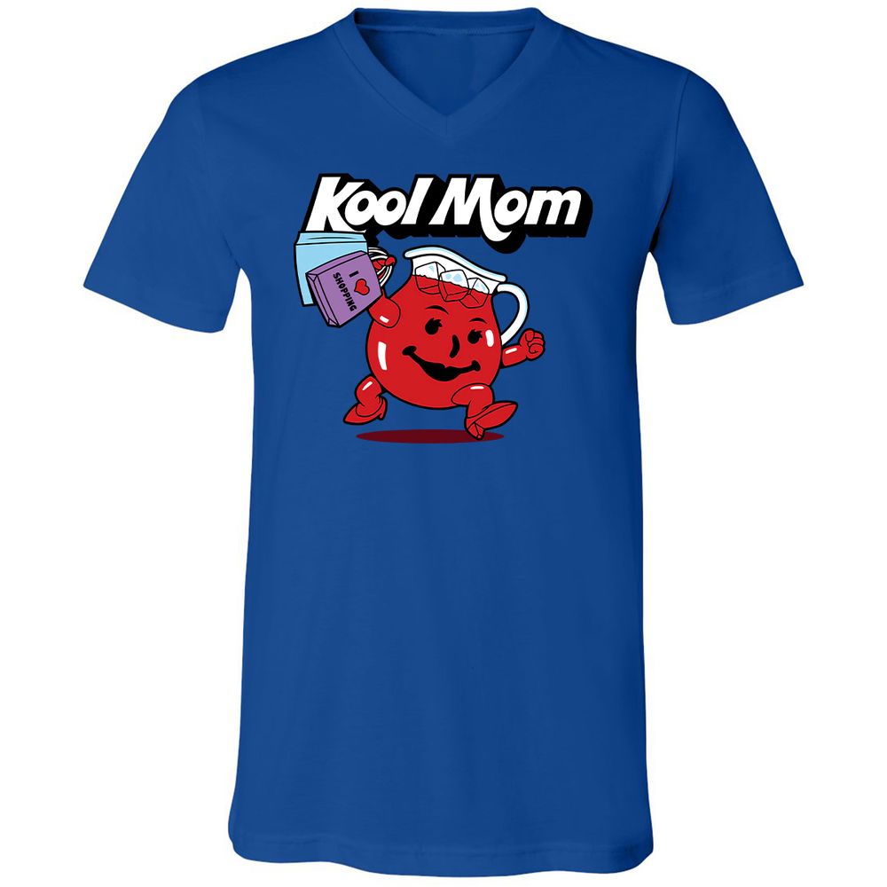 Unisex V-Neck T-Shirt - FGQTAU61 - True Royal - 4