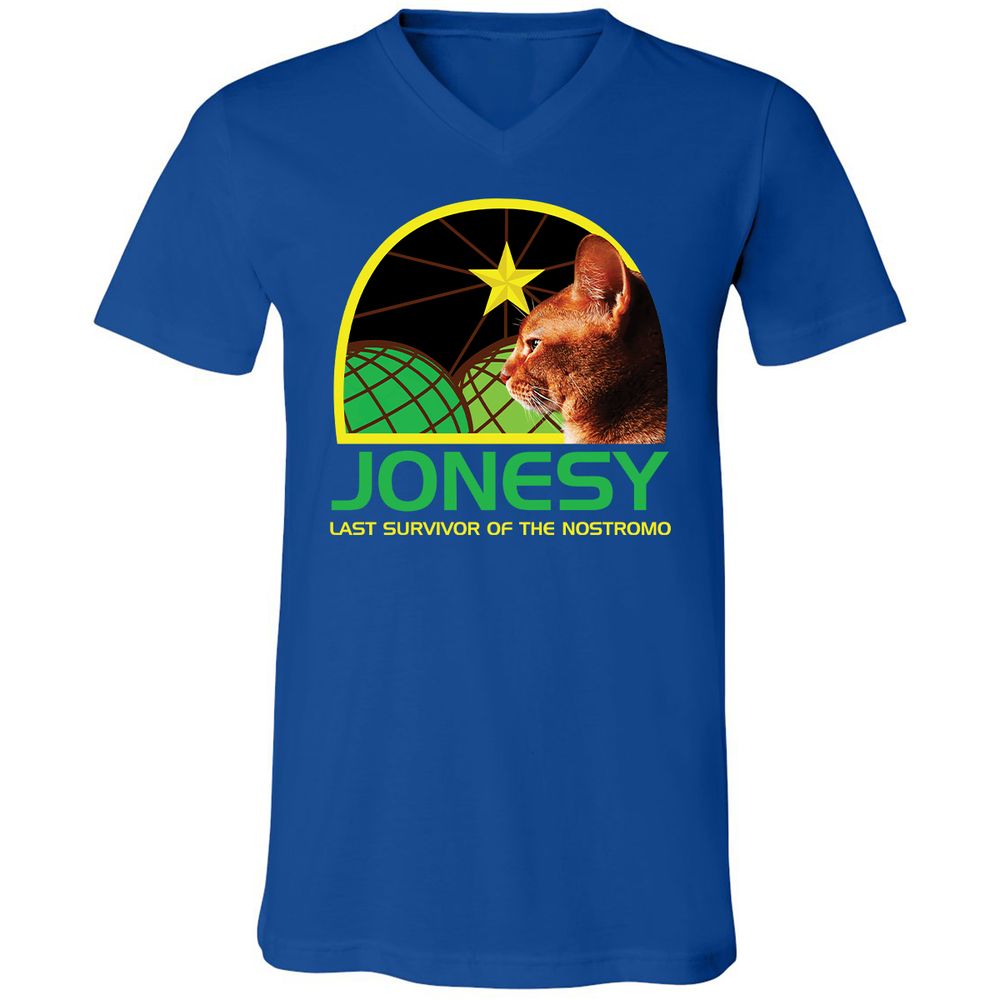Unisex V-Neck T-Shirt - 5ZG186M4 - True Royal - 4