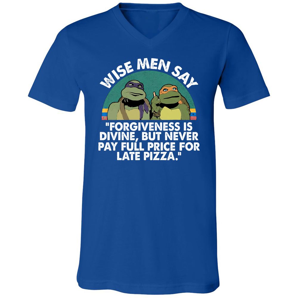 Unisex V-Neck T-Shirt - JET29G31 - True Royal - 4