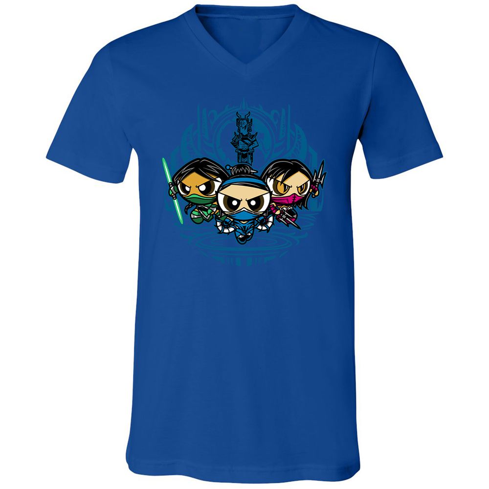 Unisex V-Neck T-Shirt - 1RF4BJFW - True Royal - 4