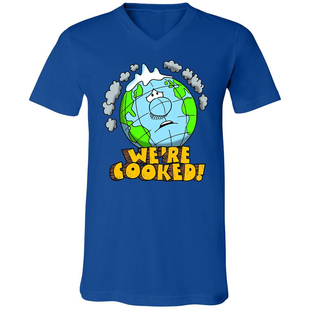 Unisex V-Neck T-Shirt - 5FMRF3AS - True Royal - 4
