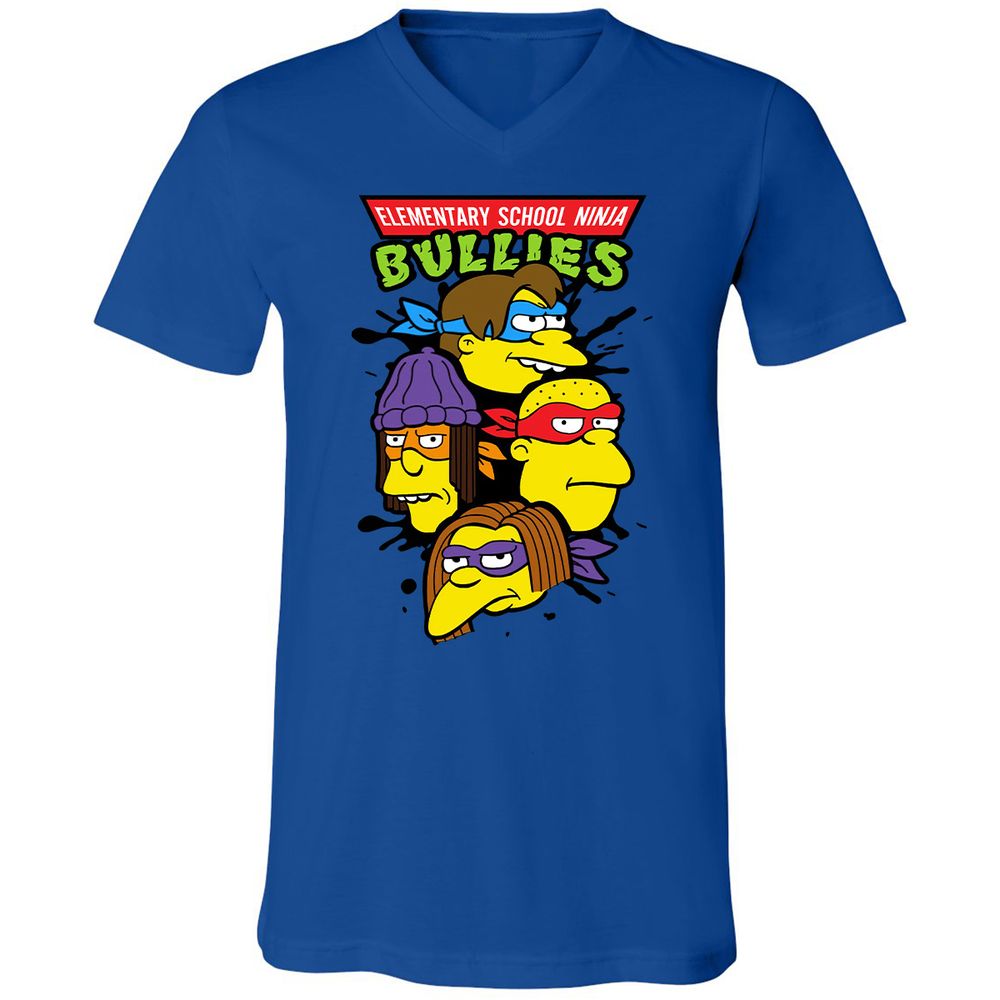 Unisex V-Neck T-Shirt - RTVPKV9W - True Royal - 4