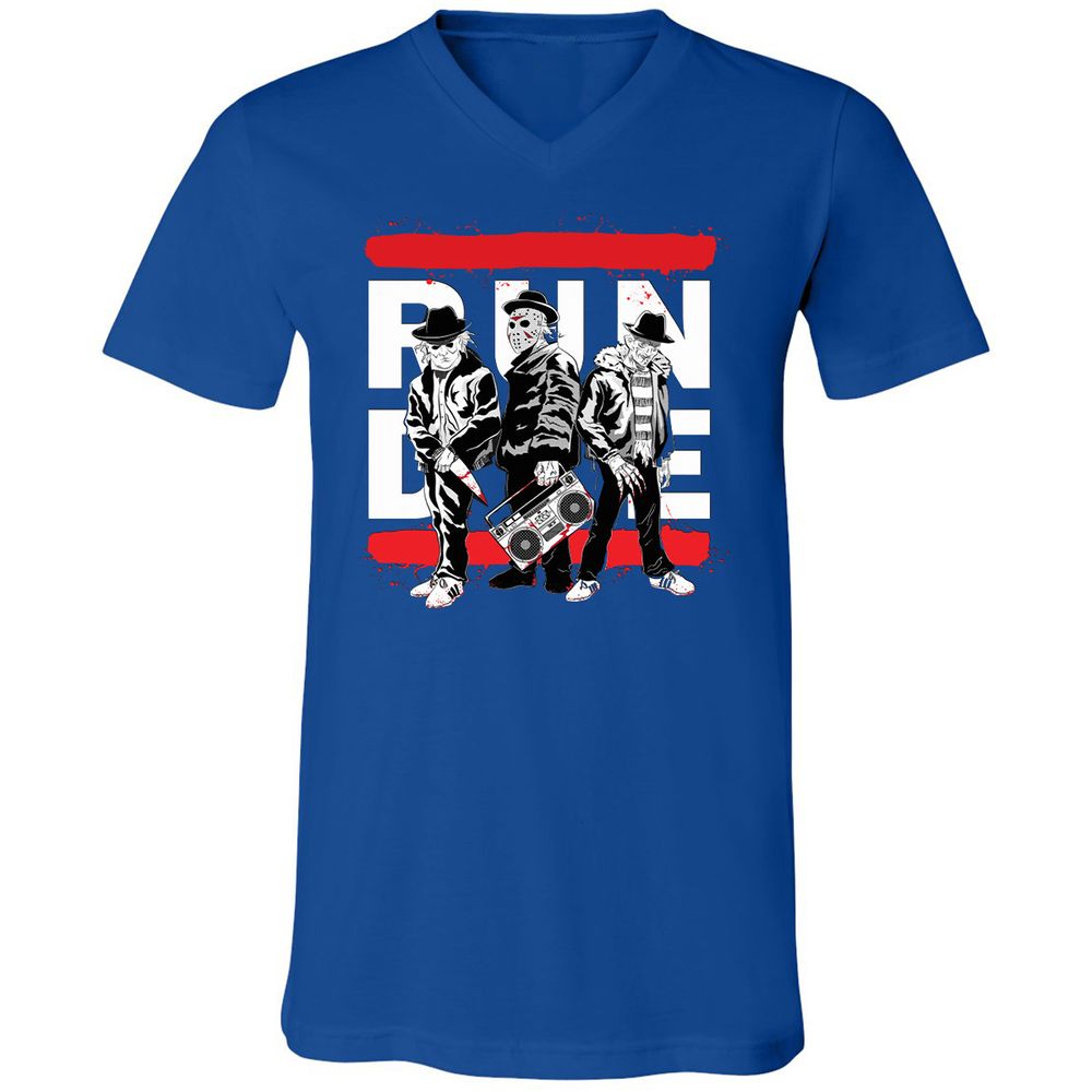 Unisex V-Neck T-Shirt - K5S81PRX - True Royal - 4