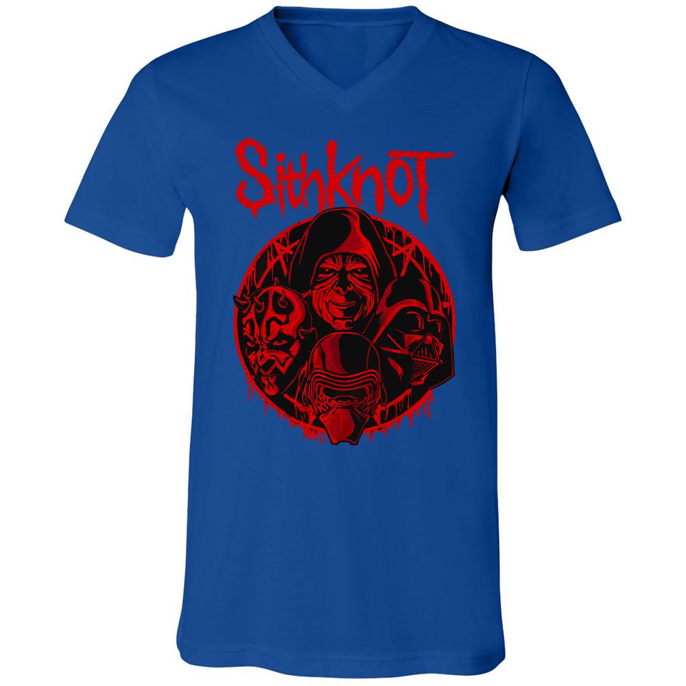 Unisex V-Neck T-Shirt - P7KMRZN1 - True Royal - 4